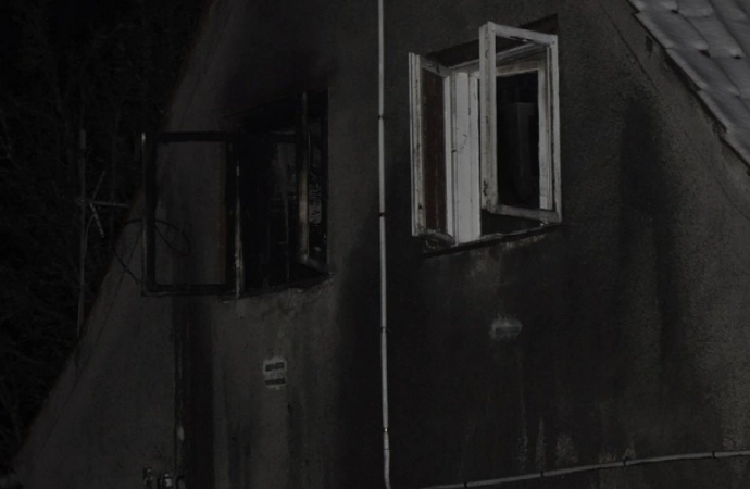 {55-letni mężczyzna zginął w pożarze domu w Gołdapi.}